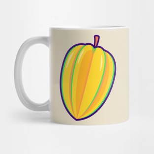 Star Fruit Cartoon Mug